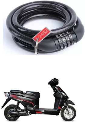 E-Shoppe Bike Number Smart Lock For Electric NYX Quick Release Lock(Black)