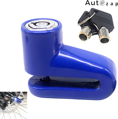 Autozap Motorcycle Anti theft Disk Brake Rotor Lock black Universal for bike/bicycle Disc Lock(Black)