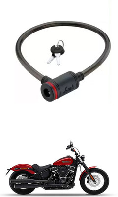 E-Shoppe Bike Cable Lock For Street Bob Cable Lock(Black)