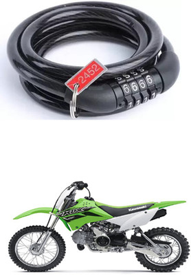 E-Shoppe Bike Number Smart Lock For KLX 110 Quick Release Lock(Black)