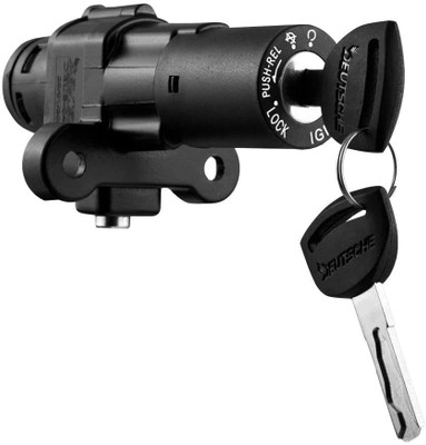 deutsche Ignition Cum Steering Lock Compatible With Bajaj Pulsar 180/220 DTS-i/220 DTF-i DEUS-0438A Key Switch Lock(Black)