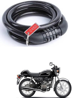 E-Shoppe Bike Multipurpose Number Lock For Splendor Pro Classic Cable Lock, Combination Lock, Combination Lock(Black)