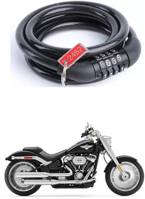 E-Shoppe Bike Number Smart Lock For Fat Boy Quick Release Lock(Black)