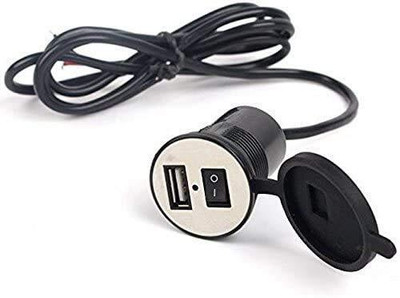 SHOP4U Waterproof 3.1 Amp. USB Fast Mobile Charger with Sillicon Cover 3.1 A Bike Mobile Charger