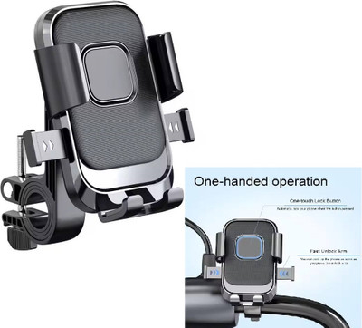 VEDRID XY088 AutoLock Grip Mobile Holder for Bike Mobile Holder(Black)