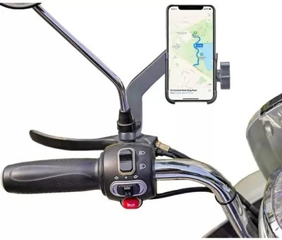 rajcell Universal C-2 Bike Mobile Stand Metal Body 360 Degree Rotating-16 Bike Mobile Holder(Black)