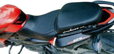 carbox [ Bajaj Pulsar NS 125 ] PU Leather Waterproof_abc Split Bike Seat Cover For Bajaj Pulsar