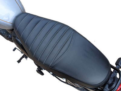 AUTOLEOPARD HUNTER 350 BLACK BIKE SEAT COVER Single Bike Seat Cover For Royal Enfield NA
