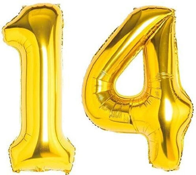 Tejal Trader Solid New-01-trader-BMG_GOLD14_PBBS Balloon(Gold, Pack of 2)