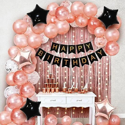 Tejal Trader Solid New-01-trader-Birthday556556_PBBS Balloon(Gold, Pack of 75)
