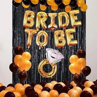 SKYWINS Bride to Be Decoration Set Combo(Set of 44)