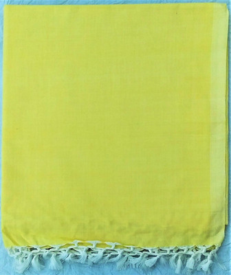 Aradhya Solid Single Top Sheet for  Heavy Winter(Cotton, YELLOW ( LEMON COLOUR ))