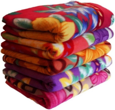 SIMAM Abstract Single Fleece Blanket for  AC Room(Polyester, PRINTED 38)