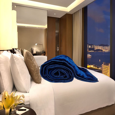 Oshano Solid Single Mink Blanket for  Heavy Winter(Polyester, ROYAL BLUE R)