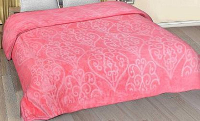 Yatti Galleries Floral Single Comforter for  Heavy Winter(Microfiber, Pink)