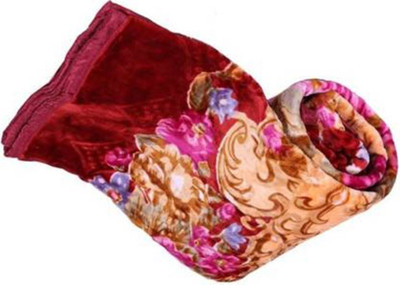 SIMAM Printed Double Mink Blanket for  Heavy Winter(Microfiber, Multicolor)