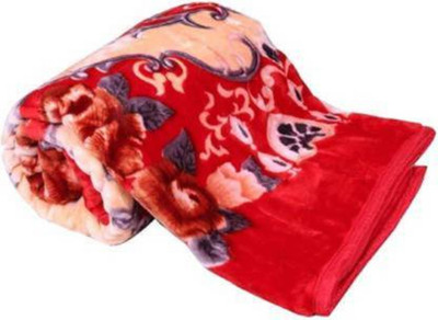 SIMAM Printed Double Mink Blanket for  Heavy Winter(Microfiber, Multicolor)