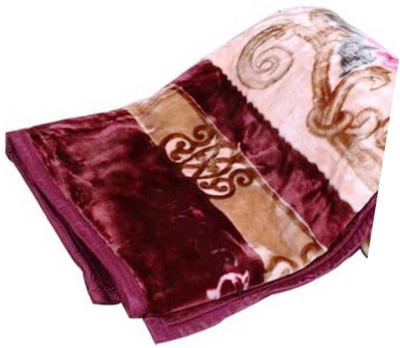 SIMAM Abstract Double Mink Blanket for  Heavy Winter(Microfiber, Printed 1097)