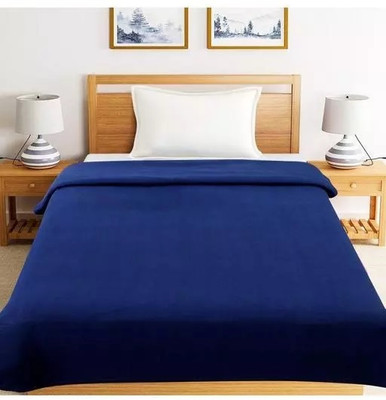 LA MANTTA Solid Single Fleece Blanket for  Heavy Winter(Microfiber, Multicolor)