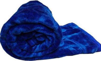 SIMAM Abstract Double Mink Blanket for  Heavy Winter(Microfiber, Blue)
