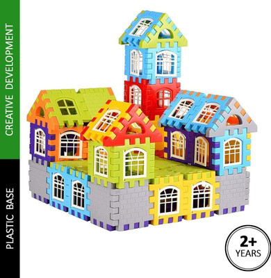 TULSI ENTERPRISE Fun Learning/ House Building Blocks Educational Puzzle Toy,Best Gift for Kids(Multicolor)