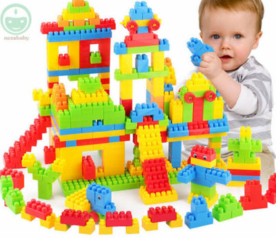 TIN Building Blocks (100 Pieces) for Kids, Activity / Learning Bricks Blocks(Multicolor)