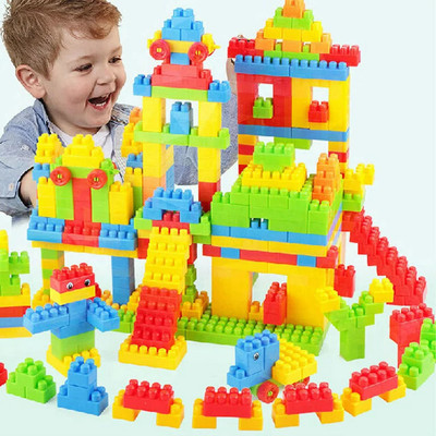 ELEXN Best Buy 100 Pcs Building Blocks Learning Educational Puzzle Kids Toy(Multicolor)