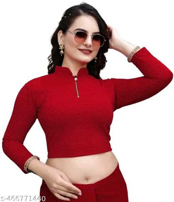 ARGHYA CREATION Band collar Women Blouse