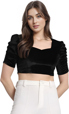 WIZULO TRENDZ Sweetheart Neck Women Blouse