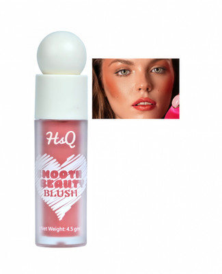 HSQ Soft Tint Cheek Blush – Lightweight & Blendable Liquid Blusher(peach)