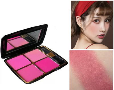winry PROFFESIONAL FACE BLUSH 4 IN 1 BLUSHER PALLETE FOR WOMANS AND GIRLS(MULTICOLOUR)