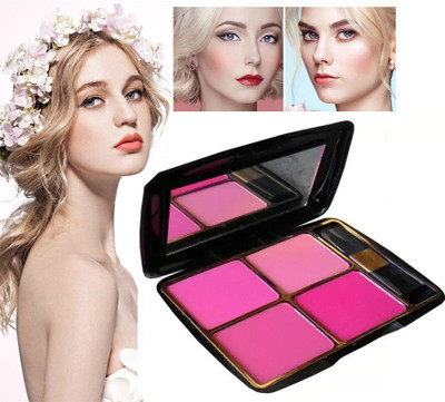 AGLEY BLUSHER PALETTE MULTI COLOR USE LONG LASTING PACK OF 1 ( MULTI COLOR )(MULTI COLOR)