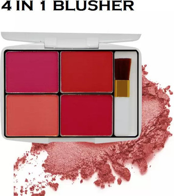 AGLEY 4 Color Blusher Palette Pressed Powder(PINK)