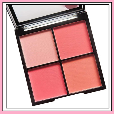 KA-KAIASHA WATERPROOF AND LONGLASTING 4 IN 1 MULTICOLOR BLUSHER PACK OF 1(MULTICOLOR)