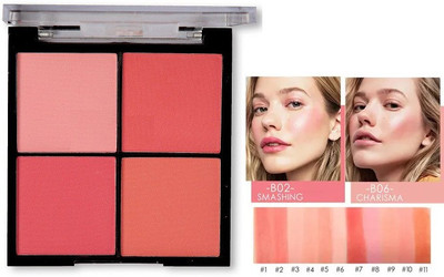 winry 4 IN 1 MULTI COLOR BLUSHER PALETTE (MULTI COLOR)(PINK)