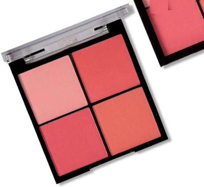 Wiffy Makeup Blush Red 4 Colors Cheek Touch Blusher Palette High Quality(Multicolor)