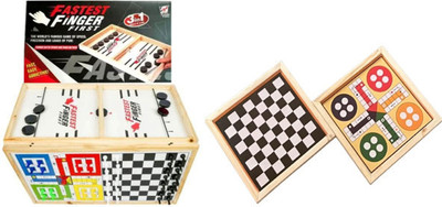Tvm 3 in 1 board game with 2 in 1 board game combo set for Kids & Adults PO2, Ludo Party & Fun Board Game