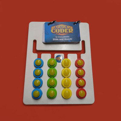 Ruffo Color Pattern Matching Toy – Sliding Puzzle for Kids Educational Board Games
