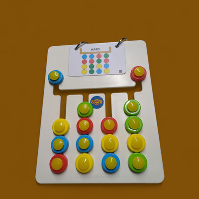 Ruffo Sliding Color Puzzle – Montessori Learning Toy Educational Board Games