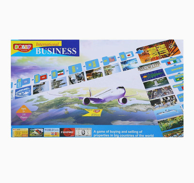 Getsy International Business Board Game for Kids and Adults, Indoor Board Game Party & Fun Board Game