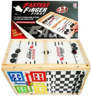 VEDIVA Fastest Finger First String Hockey Sling Puck Game For Kids & Adults Board Game Accessories