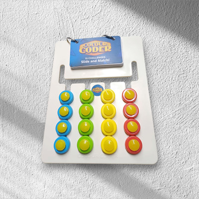 Ruffo Preschool Puzzle – Color Bead Slider Game Educational Board Games