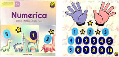 PlayKith Numerica Basic Maths Learning & Educational Number Board Game for Kids Educational Board Games