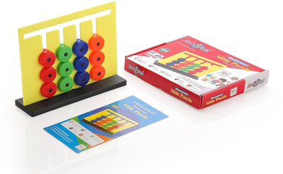Ruffo Sliding Color Disc Puzzle for Toddlers Educational Board Games