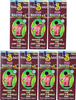 vedazone Mahashakti magic master oil for joint & muscle Pain pack of 7 Liquid(7 x 100 ml)