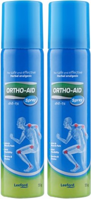 ORTHO AID Spray for Joint & Muscle Pain 55gm Spray(2 x 55 g)