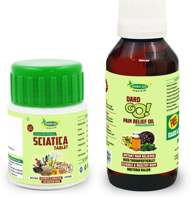 DARDGO Pain Relief Oil for Knee Pain, Joint Pain, Muscle Pain Back Pain 100 ML+Sciatica Liquid(100 ml)