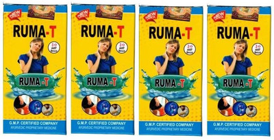 Roy Biotech Tara Ayurvedic Ruma T 30 Capsule For Any Kind Of Pain Relief Capsules(4 x 30 Units)