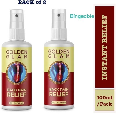 Buy TYA Golden Glam Pain Relief Oil Twin Pack – Effective and Soothing Relief Liquid(2 x 100 ml)