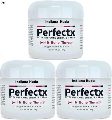 INDIANA HUDA Perfectx Joint & Bone Therapy Cream, Ultra Pain Relief, 50g, Pack of 3 Cream(3 x 50 g)